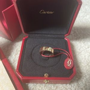 Cartier love ring Gold- never used size56